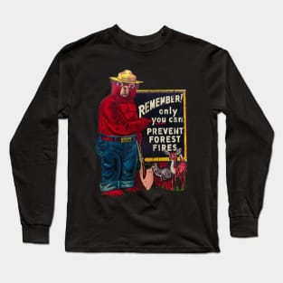 SMOKEY THE BEAR Long Sleeve T-Shirt